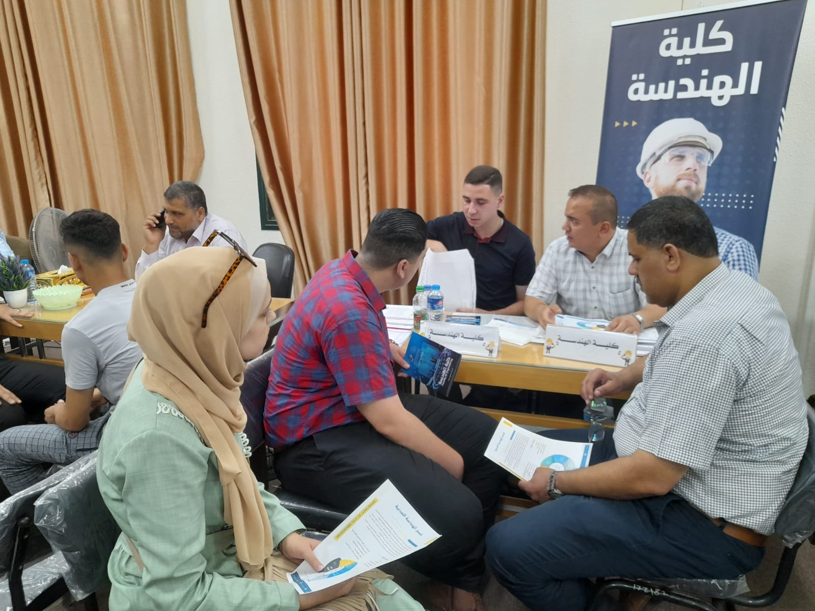 استقبال كلية الهندسة طلبة الثانوية العامة
